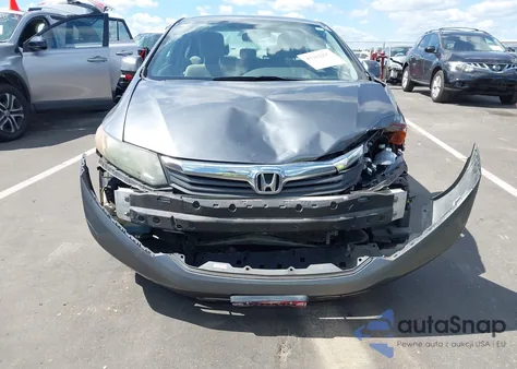 2012 Honda Civic Lx из США, поврежденный, VIN 19XFB2F55CE046597